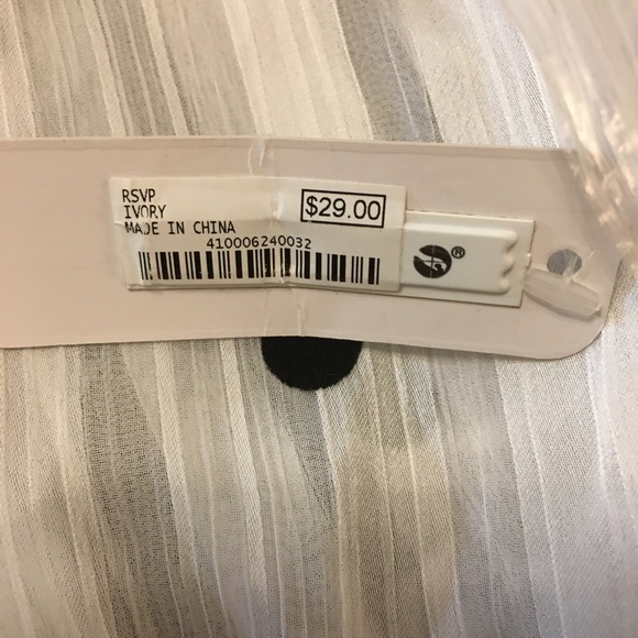 Charming Charlie White Polka Dot Peplum Top Size M - Picture 7 of 8